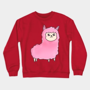 Pink Baby Alpaca Crewneck Sweatshirt